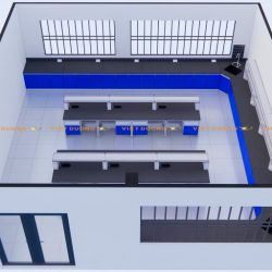 Lắp đặt Bàn ghế phòng thí nghiệm Lab Workbench Workstation