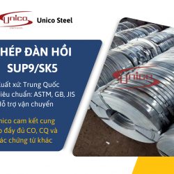Thép đàn hồi SUP9/SK5 - Unico Steel