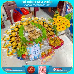 Chuẩn lễ truyền thống mâm cúng căn đầy đủ cho bé tại Cần Thơ.