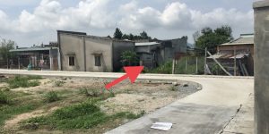 Bán 246 m có 150 m thổ cư hai mặt tiền đường nhựa