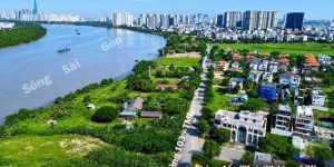 Bán lô góc mặt tiền đường 103-TML thuộc khu vila thủ thiêm , quận 2