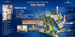 BÁN CĂN HỘ 2PN THE PRIVÉ – VIEW SÔNG &amp; CÔNG VIÊN BỜ SÔNG THỦ THIÊM CHỈ TỪ 990TR