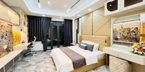 9.5 TỶ – NHÀ MỚI TINH 6 TẦNG HẼM XE HƠI PHONG CÁCH HIỆN ĐẠI – CÓ THANG MÁY FULL