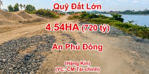 [L2647*] Đất mặt tiền sông Sài Gòn, Quận 12 – Quỹ đất lớn siêu hiếm, giá 7xx tỷ