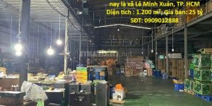 HOT HOT – CHÍNH CHỦ CẦN BÁN KHO XƯỞNG MẶT TIỀN 592 Đường Kênh A, xã Lê Minh
