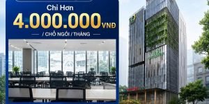 CHỈ TỪ 4 TRIỆU/THÁNG – SỞ HỮU VĂN PHÒNG HẠNG A, VIEW TRIỆU ĐÔ NGAY TRUNG TÂM