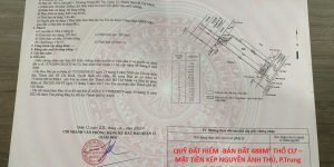 QUỸ ĐẤT HIẾM -BÁN ĐẤT 488M² THỔ CƯ – MẶT TIỀN KÉP NGUYỄN ẢNH THỦ, P.Trung Mỹ