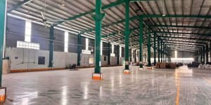 Cho thuê nhà xưởng 1500m Quận 12. Giá: 130tr. Xe container có sẵn PCCC