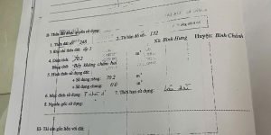 NHÀ CHÍNH CHỦ - GIÁ TỐT - Cần Bán Tại Xã Bình Hưng, Bình Chánh, Hồ Chí Minh
