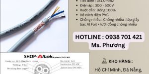 Cáp điều khiển có lưới SH-500 3G 1.0QMM Altek Kabel Đà Nẵng, Hà Nội, Hồ Chí Minh
