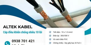 Mua cáp điều khiển chống nhiễu 10x1.0mm2 ở đâu uy tín?