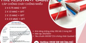 Cáp chống cháy chống nhiễu Altek Kabel đạt tiêu chuẩn IEC60331-BS6387