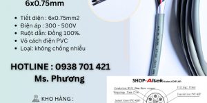 Cáp điều khiển Altek Kabel không lưới 6x0.75mm Đà Nẵng, Hà Nội, Hồ Chí Minh
