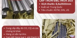 Thanh lý Láp tròn inox 303 - Unico Steel