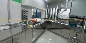 Bàn thí nghiệm inox phòng sạch, Bàn thí nghiệm inox phòng vi sinh, phòng lab