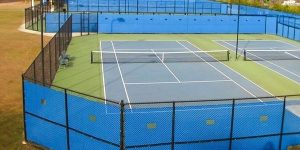 Lưới chắn gió sân tennis - Lưới công trình