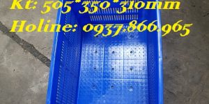Sóng nhựa hở đáy đặc, sọt chứa hàng, sọt nhựa dùng trong may mặc,đơn