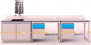Bàn thí nghiệm áp tường phòng thí nghiệm, Laboratory Wall Table, Lab Wall Bench