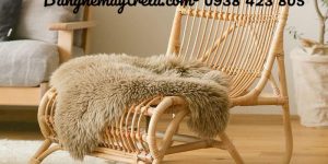 Ghế mây tự nhiên đọc sách phòng ngủ