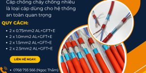 Cáp Chống Cháy Chống Nhiễu ALTEK KABEL