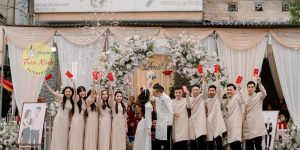Áo dài bưng quả size lớn – xinh, nhẹ, không gò bó