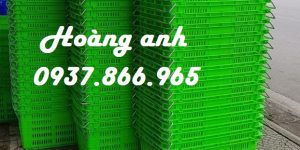 Bán buôn sọt có quai, sọt giá rẻ tại hà nội, sóng nhựa hở Hs011