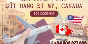 Gửi hàng tiết kiệm đi Mỹ Canada tại TVE