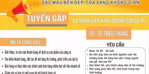 TUYỂN DỤNG NHÂN VIÊN KINH DOANH