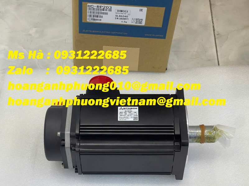 servo-motor-2kw-mitsubishi-hc-rp203-hieu-suat-cao-chinh-xac