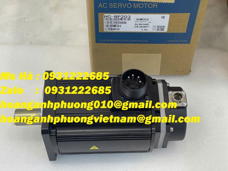 servo-motor-2kw-mitsubishi-hc-rp203-hieu-suat-cao-chinh-xac