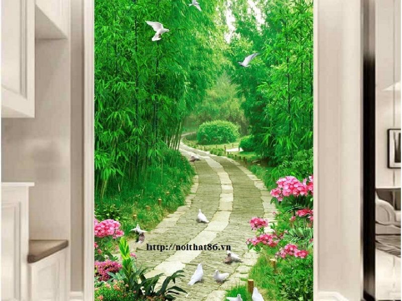 gach-tranh-rung-tre-dep-3d-phong-khach