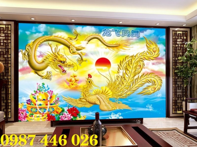 tranh-gach-men-rong-phuong-vang