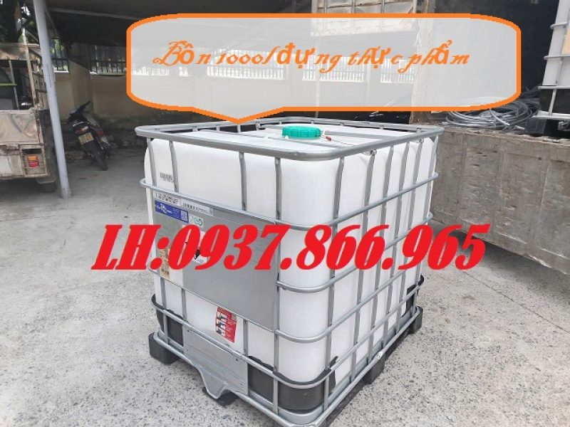 bon-nhua-cong-nghiep-co-khung-tank-cu-bon-nhua-mau-trang-1000l-hang-moi