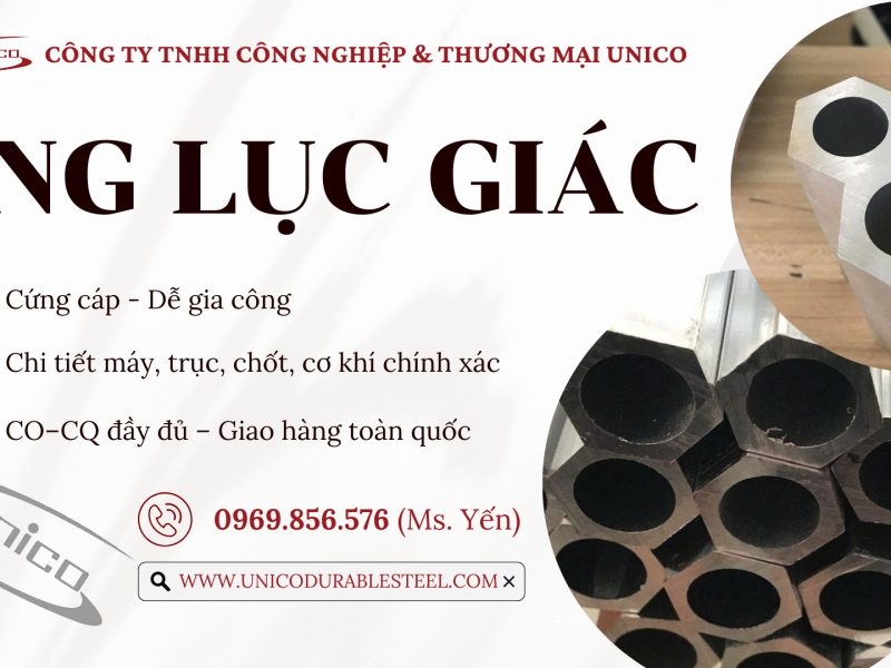 ban-ong-luc-giac-inox-thep-carbon-cat-theo-yeu-cau
