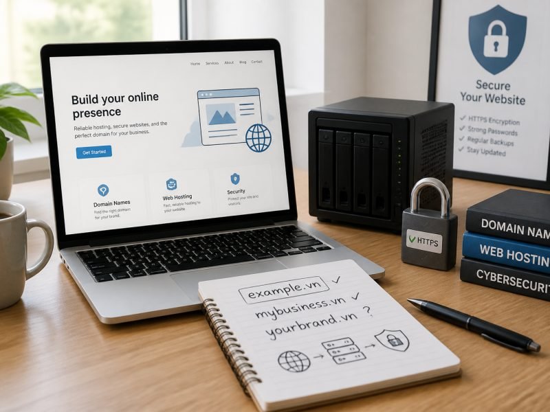 Tên miền là gì? Cách đặt tên miền SEO tốt, hosting, quản trị web & xử lý khi bị hack