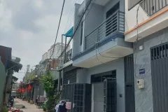 Nhà mới 1 lầu dt khủng 80m2  5,3mx15m gần bệnh viện quận 12