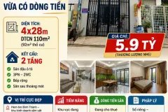 NHÀ 2 TẦNG – HẺM 6M – ĐƯỜNG SỐ 3   Giá 5.9 tỷ (thương lượng)