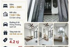 NHÀ LUNG LINH – CÁCH CHỢ HỒ HỌC LÃM 200M