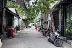Nhà xinh 1 lầu đường 6m chợ thiếc hiệp thành q12