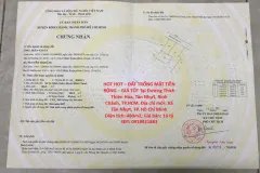 HOT HOT – ĐẤT TRỐNG MẶT TIỀN RỘNG – GIÁ TỐT Tại Đường Thích Thiện Hòa, Tân