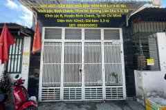 HOT HOT –CẦN BÁN NHÀ ĐẦU HẺM B18 (LK 5-6) Tân Vĩnh Lộc, Bình Chánh, TP.HCM –
