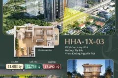 SIÊU PHẨM CĂN HỘ LUMIÈRE HANOI SEASONS GARDEN – 2PN ĐẸP CH03
