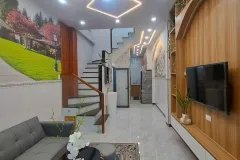 Nhà Gò Vấp dọn vào ở ngay - Tặng full nội thất, gần chợ Tân Sơn Nhất, hẻm thông