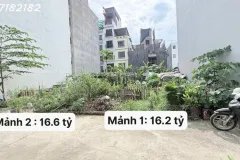 Bán đất TĐC Ngọc Thụy 67m², mặt tiền 5m, ngõ TT5-50(2), giá 16,6 tỷ
