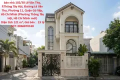 Bán nhà đẹp 121m² tại Gò Vấp, Hồ Chí Minh