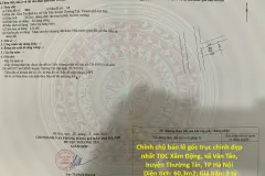 Cần bán đất tại xã Vân Tảo, huyện Thường Tín, TP Hà Nội