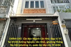Cần bán nhà đẹp tại Gò Vấp, TP HCM