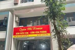 SANG NHƯỢNG QUÁN CƠM VĂN PHÒNG – KĐT VẠN PHÚC, HÀ ĐÔNG, HÀ NỘI