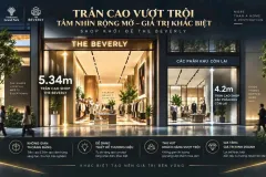 Shophouse Beverly trần cao 5,34m- xem thực tế mua trực tiếp. Booking now: