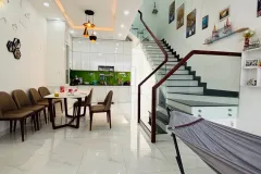 BÁN NHÀ MẶT TIỀN KDC GIA HÒA BÌNH HƯNG BÌNH CHÁNH - 100M2 (5X20) 3 TẦNG - SÂN Ô